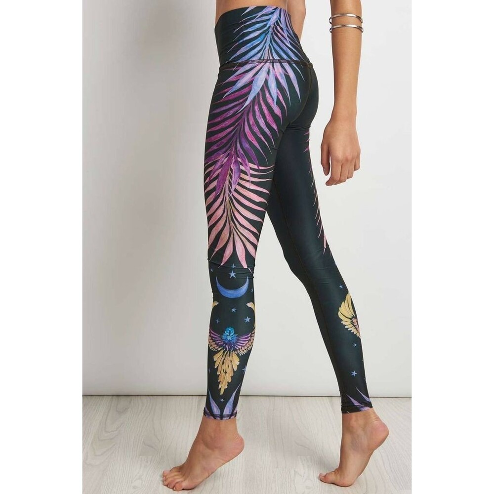 Teeki Hot Pant Phoenix Rising Athletic Leggings Size XS Yoga Work Out